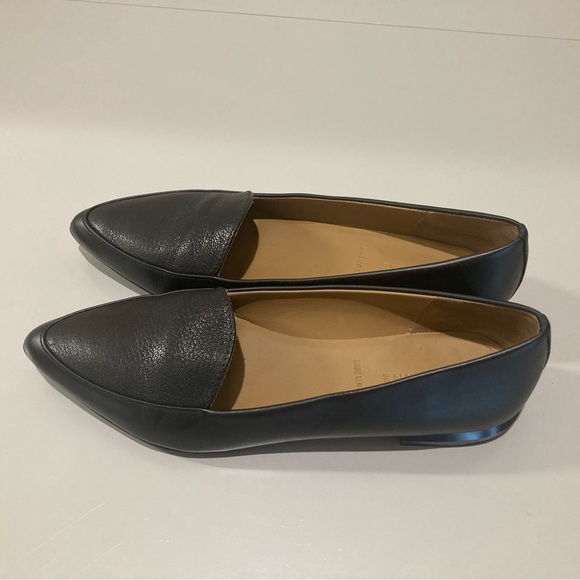 Everlane Black Leather Women's Flats - Picture 4 of 7